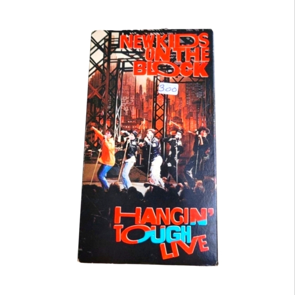 New Kids On The Block Hangin’ Tough VHS 1989 Concert Film NKOTB Vintage Collecti
